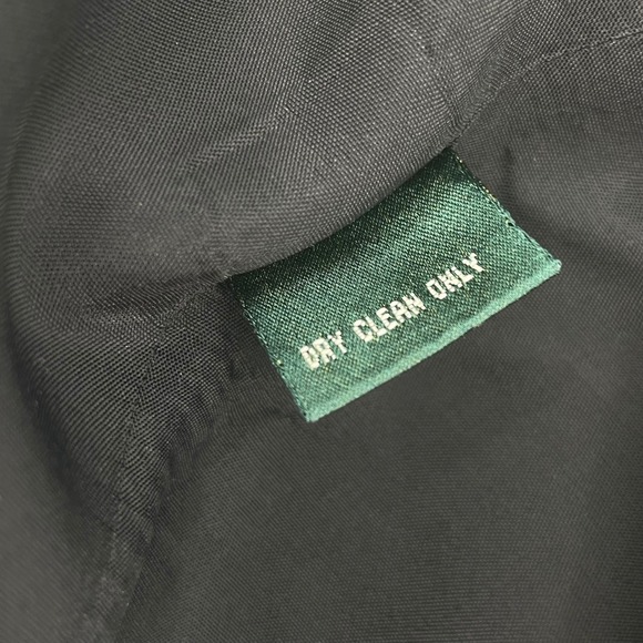 Lauren Ralph Lauren Women's Charcoal Gray 100% Linen Blazer Size 12 - Picture 8 of 11